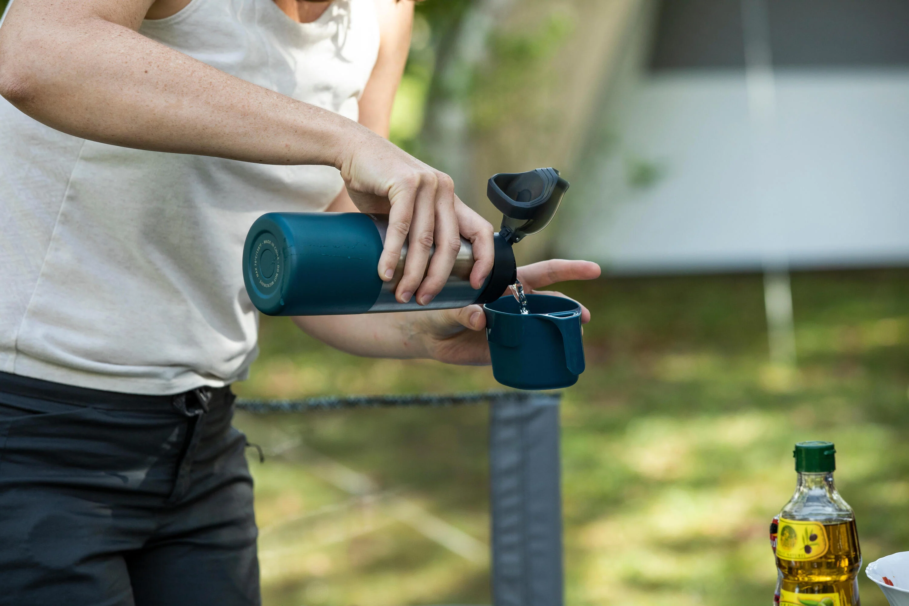 Quechua MH900 Double-Wall Insulated 800 ml Water Bottle