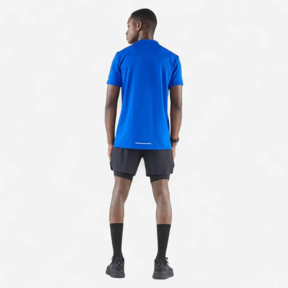 Kiprun Men's Run 500 2-in-1 Compression Running Shorts