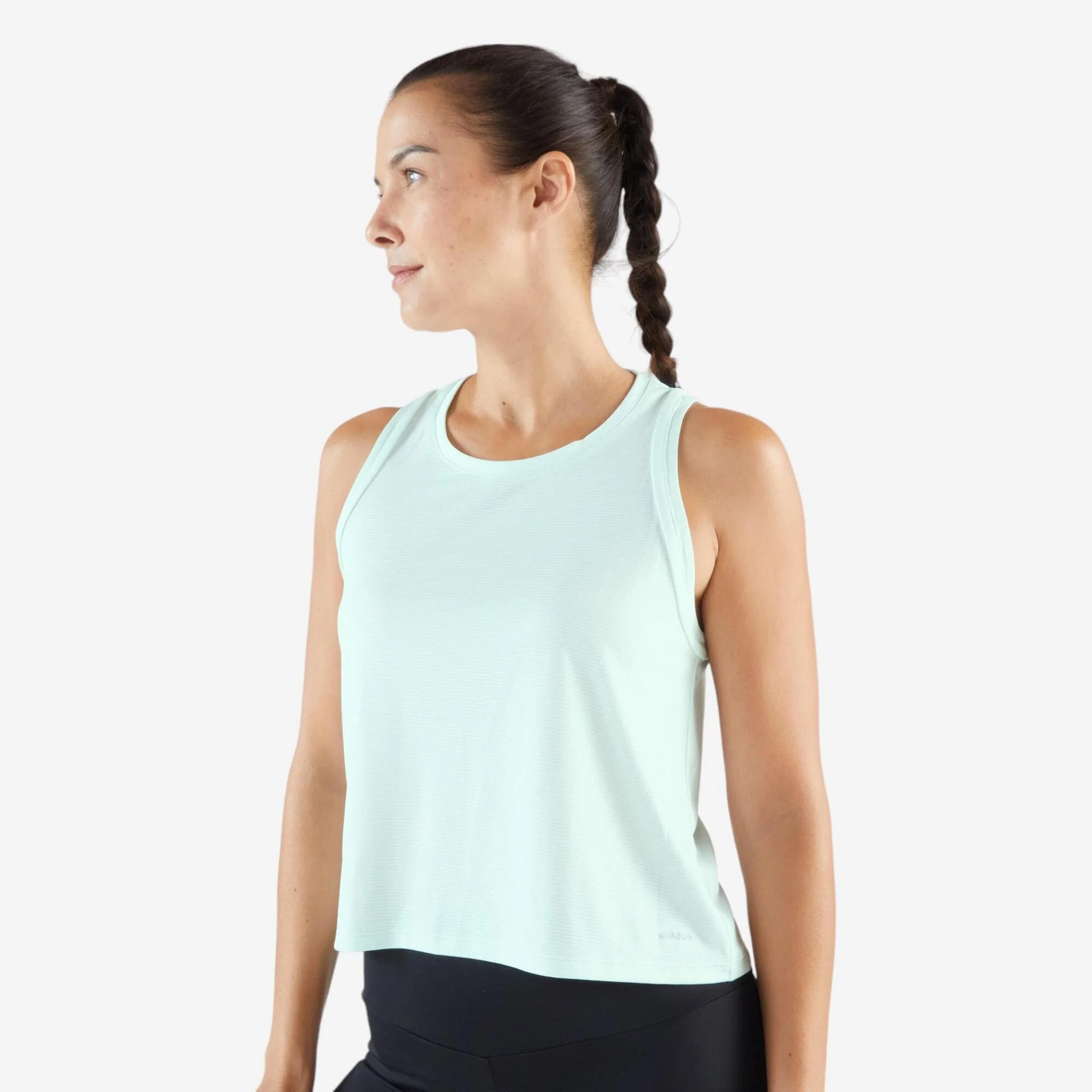 Kiprun Run 500 Women's Cropped Running Tank Top