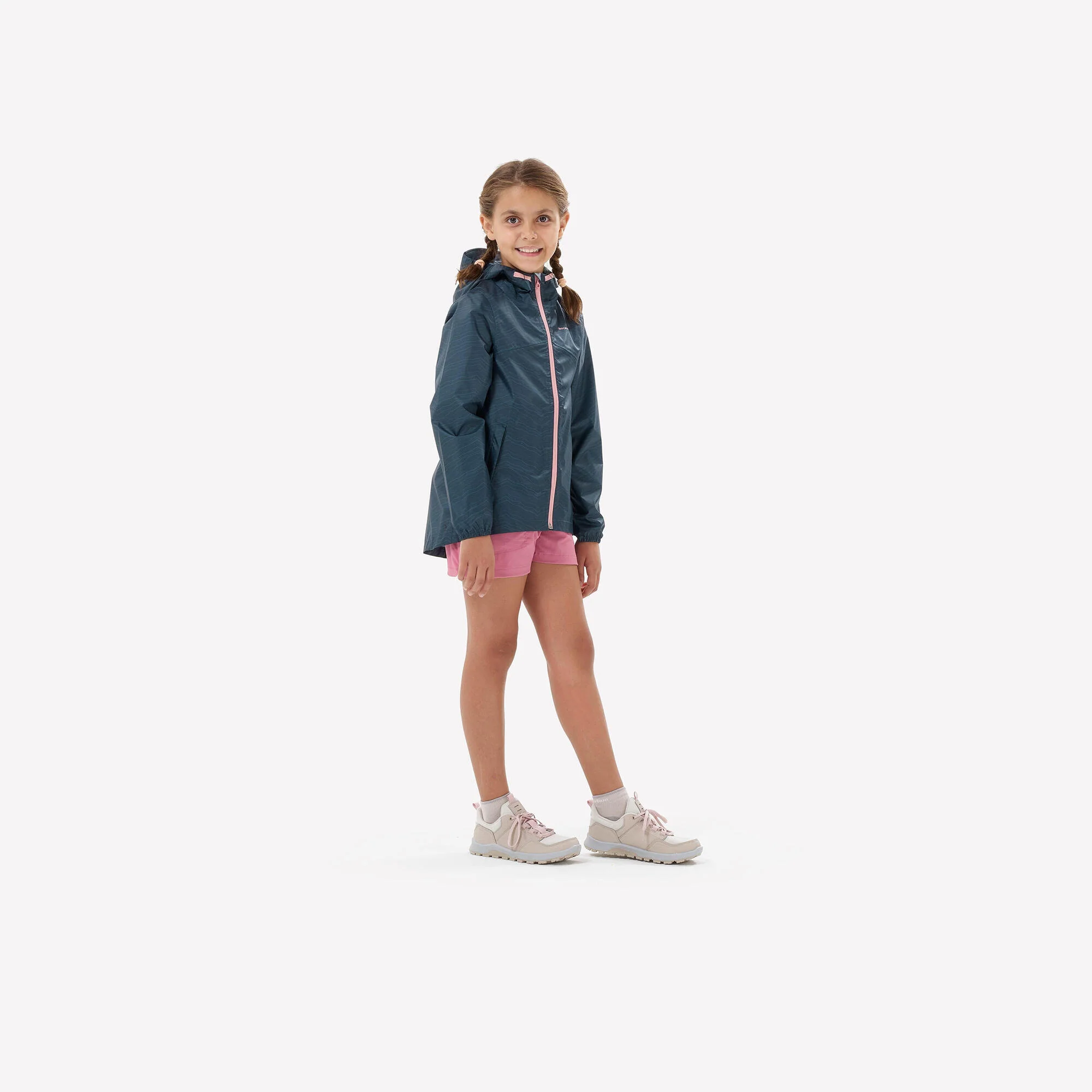 Quechua Kids’ MH150 Waterproof Hiking Jacket – Ages 7–15