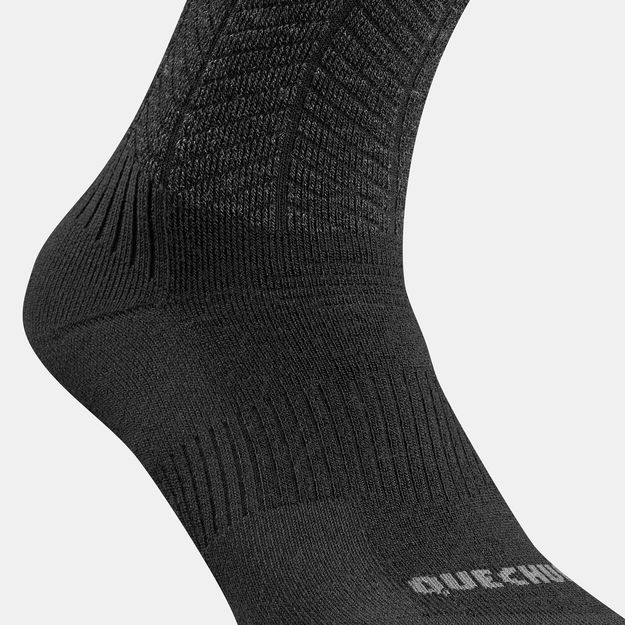 Quechua SH500 Mid 2-Pair Winter Hiking Warm Socks