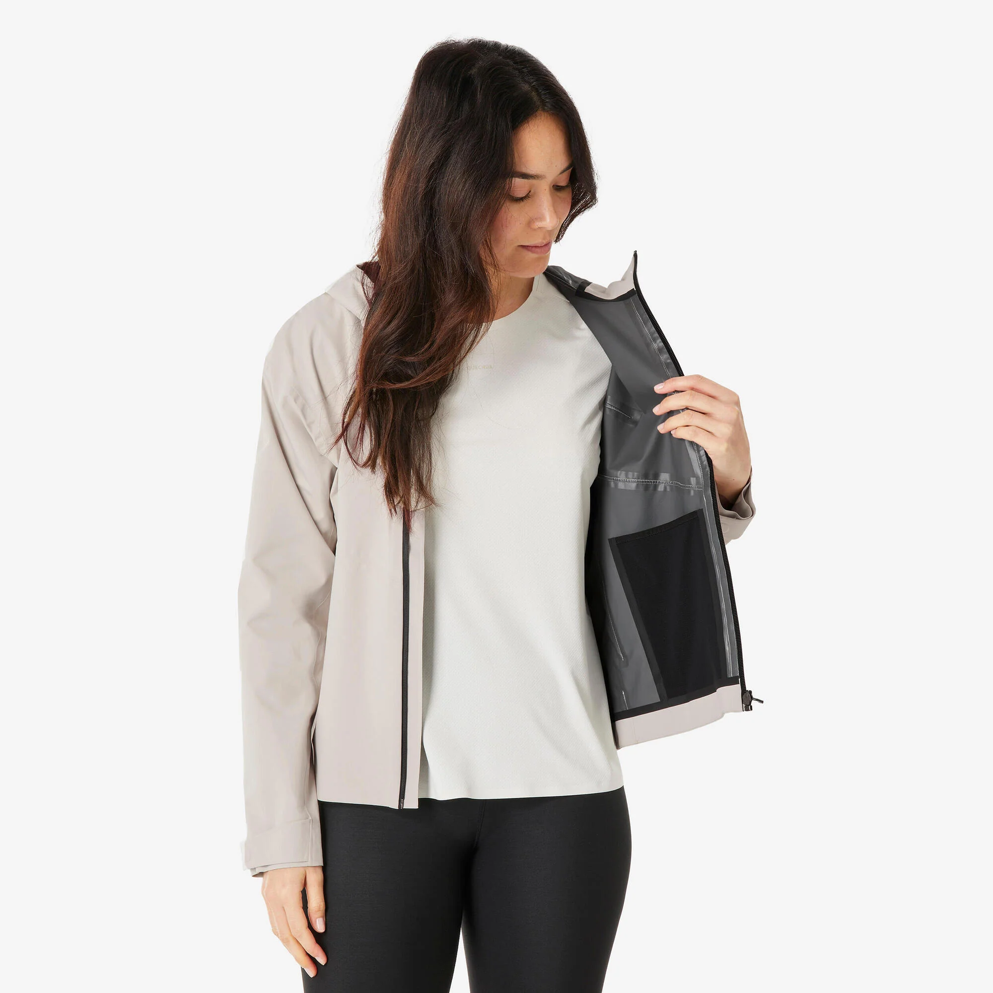 Quechua Women's MH100 Lightweight Waterproof Hiking Jacket