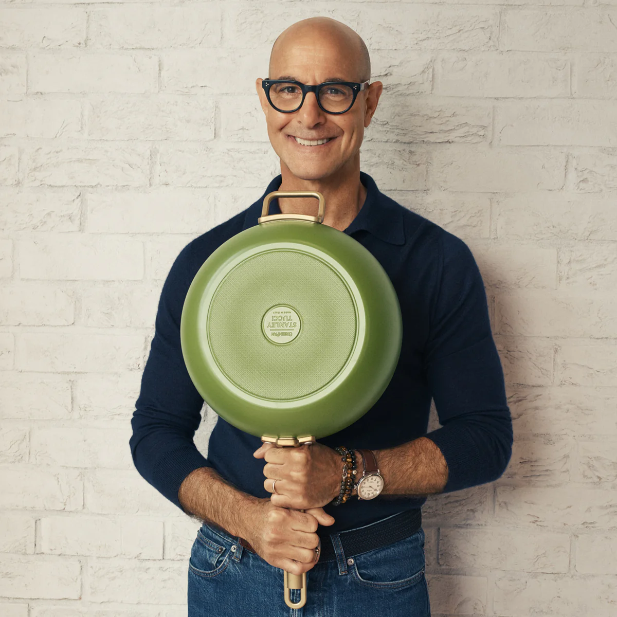Stanley Tucci™ Ceramic Nonstick 4.5-Quart Stanley Pan Jr. | Tuscan Olive