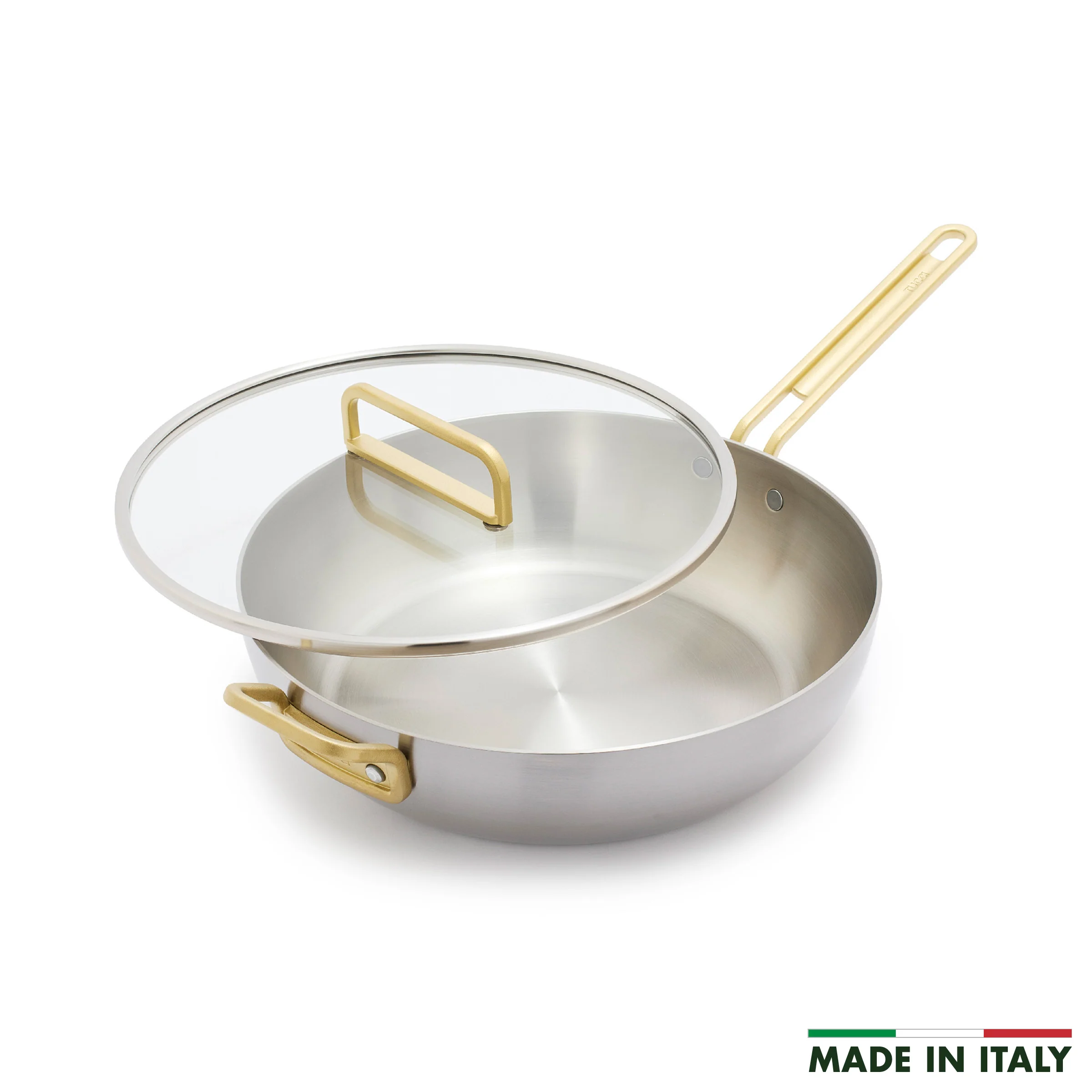 Stanley Tucci™ Uncoated Stainless Steel 6.5-Quart Stanley Pan with Lid