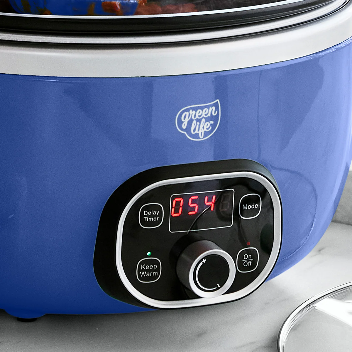 GreenLife Healthy 6-Quart Slow Cooker | Blue