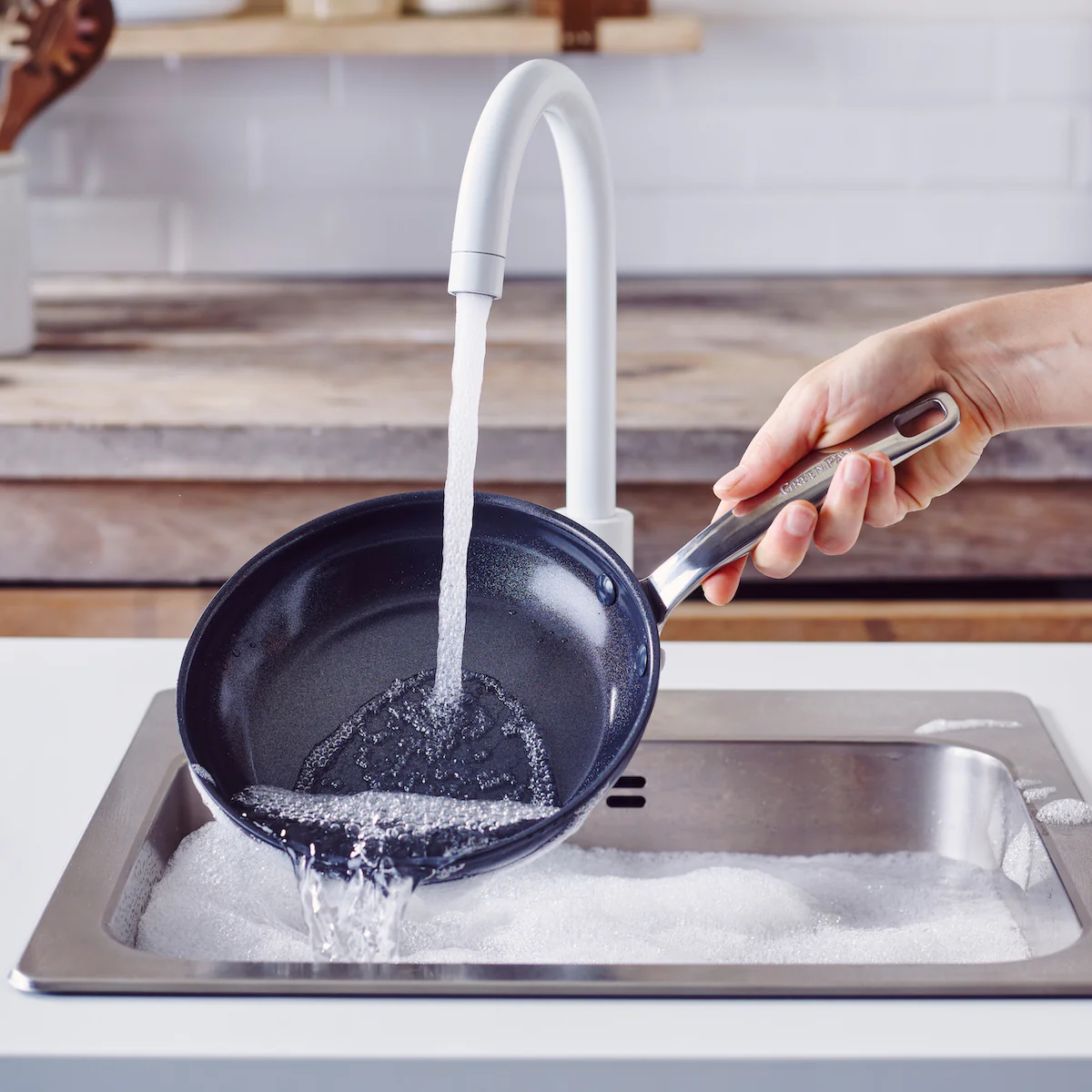 Chatham Black Ceramic Nonstick 8 and 10 Frypan Set