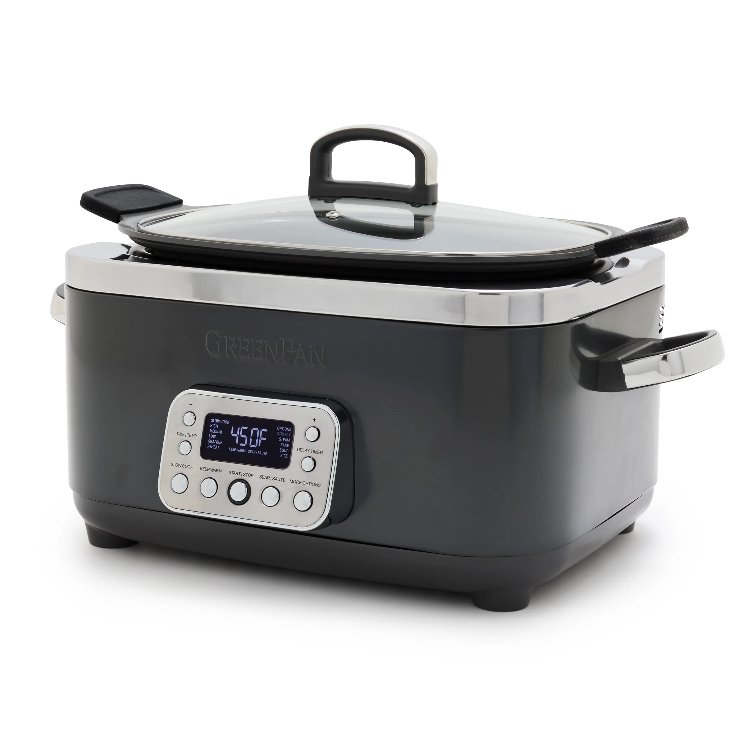 Elite 14-in-1 6-Quart Slow Cooker | Graphite