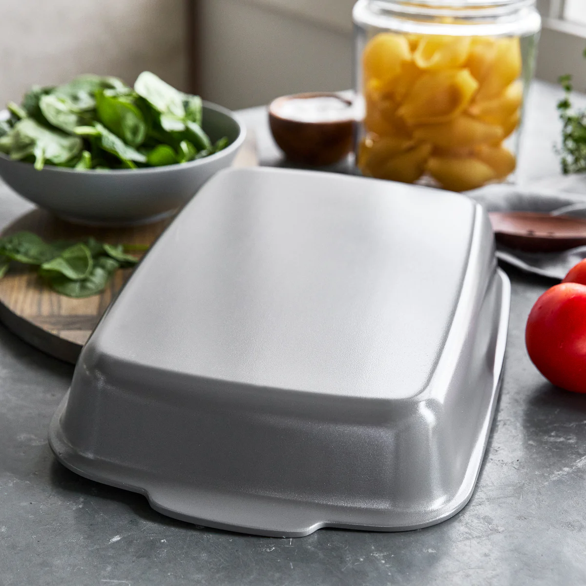 Premiere Ovenware Ceramic Nonstick 4-Piece Set | Gray