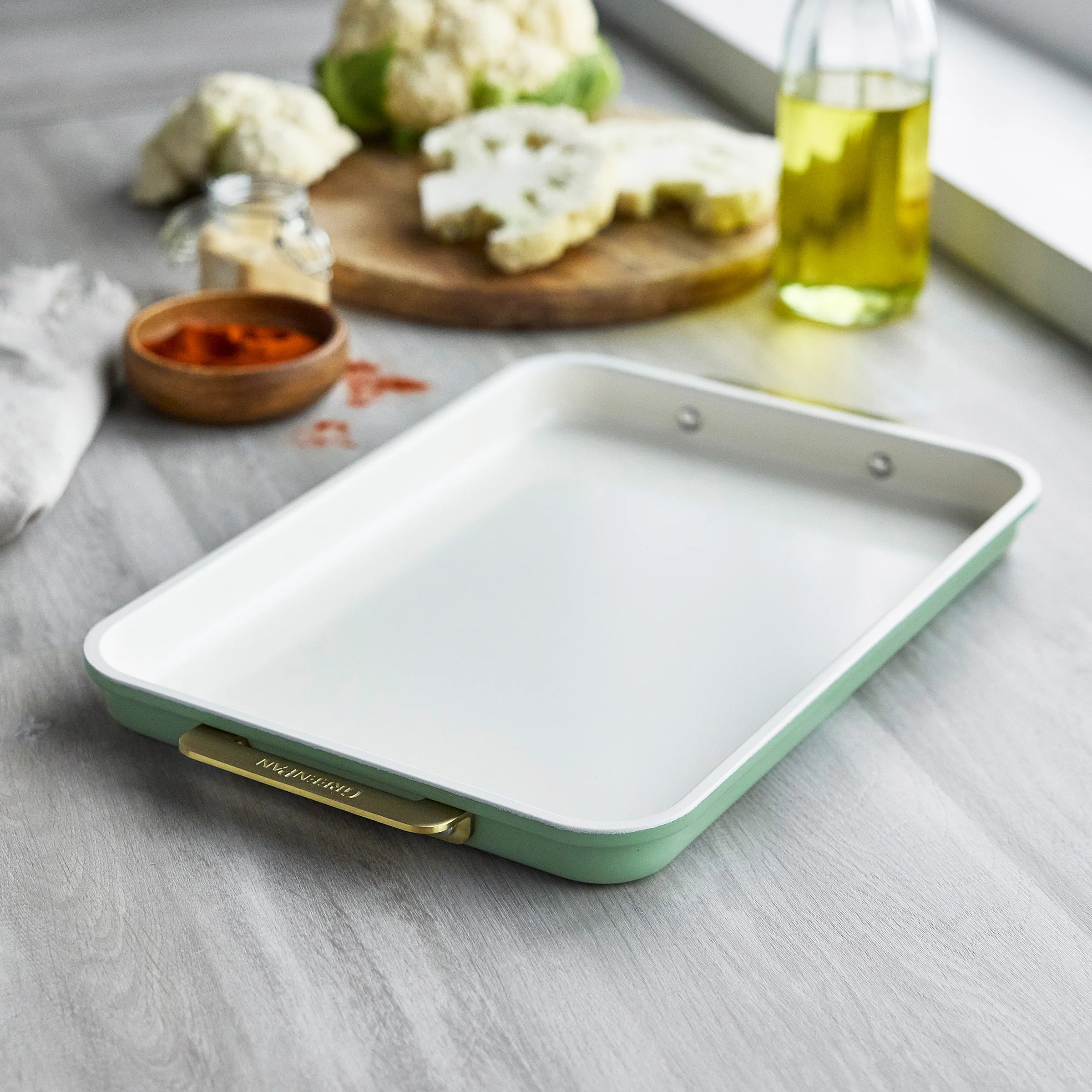 Reserve Bakeware 13 x 9 Quarter Sheet Pan | Sage