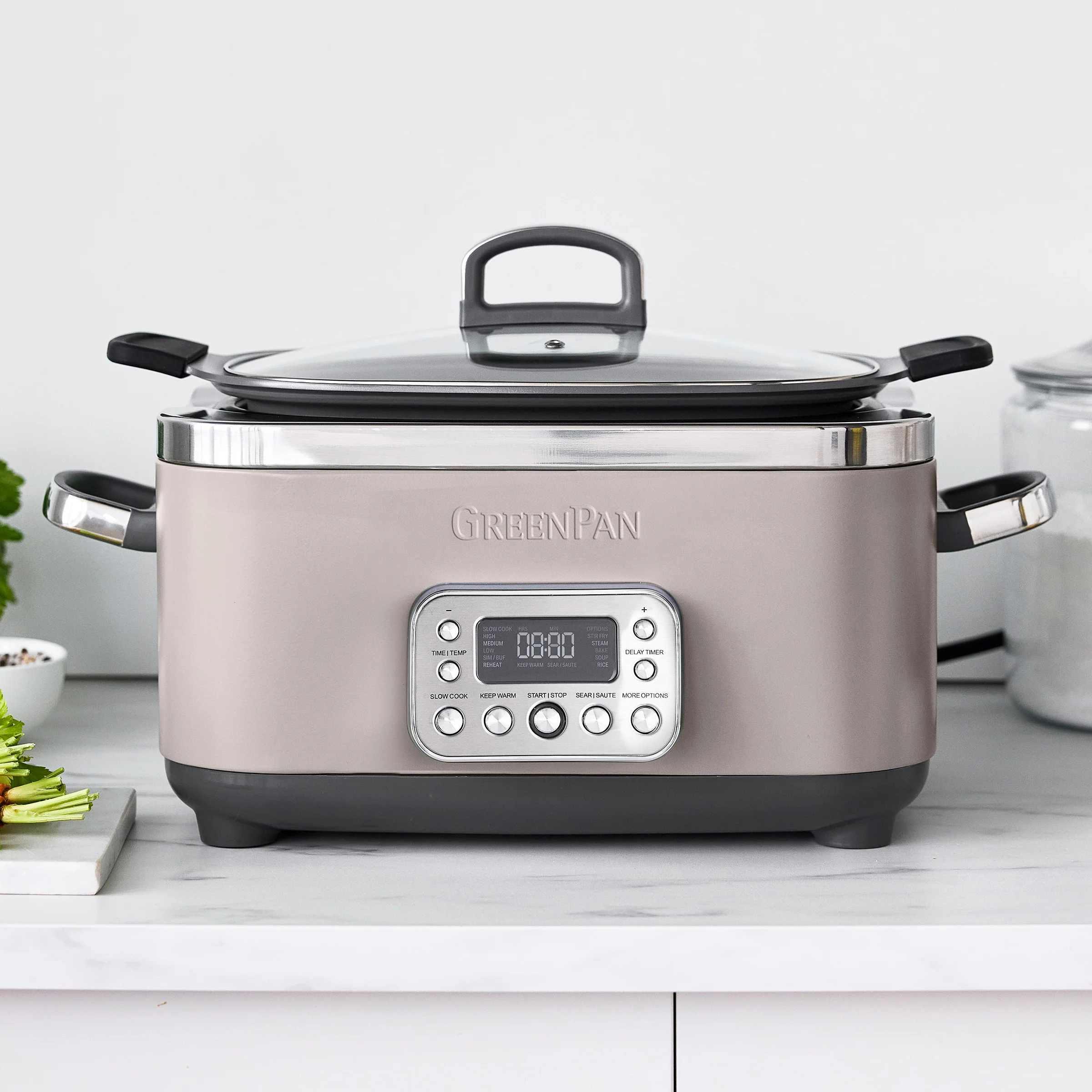 Elite 14-in-1 6-Quart Slow Cooker | Clay