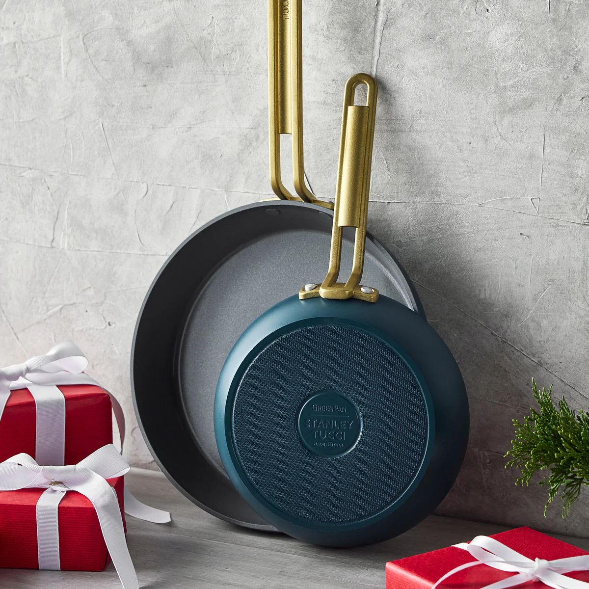 Stanley Tucci™ Ceramic Nonstick 8 and 10 Frypan Set | Venetian Teal