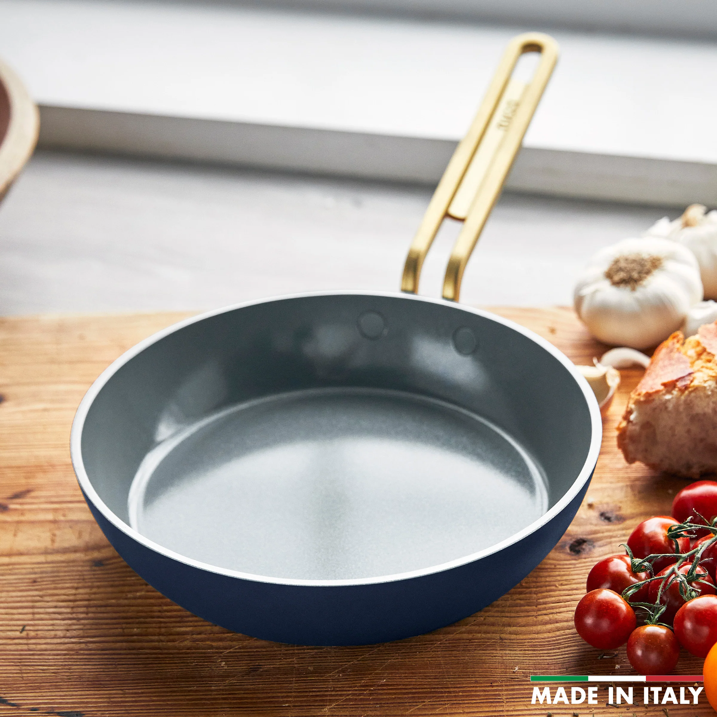 Stanley Tucci™ Ceramic Nonstick 3-Piece Mini Set | Marino Blue