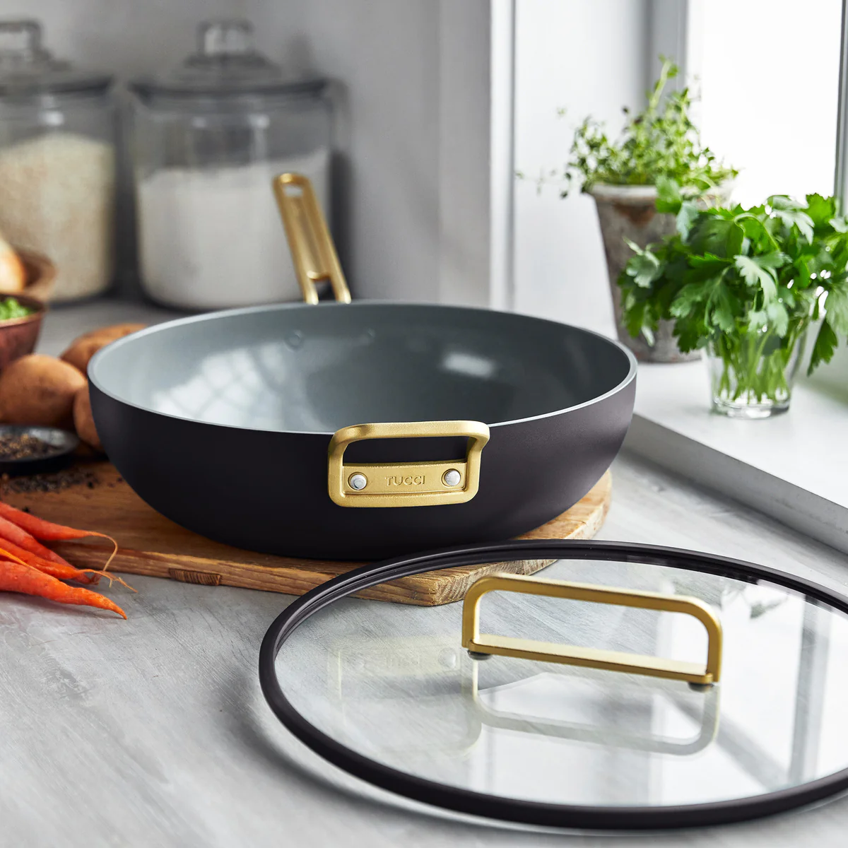 Stanley Tucci™ Ceramic Nonstick 6.5-Quart Essential Stanley Pan | Calabrian Fig