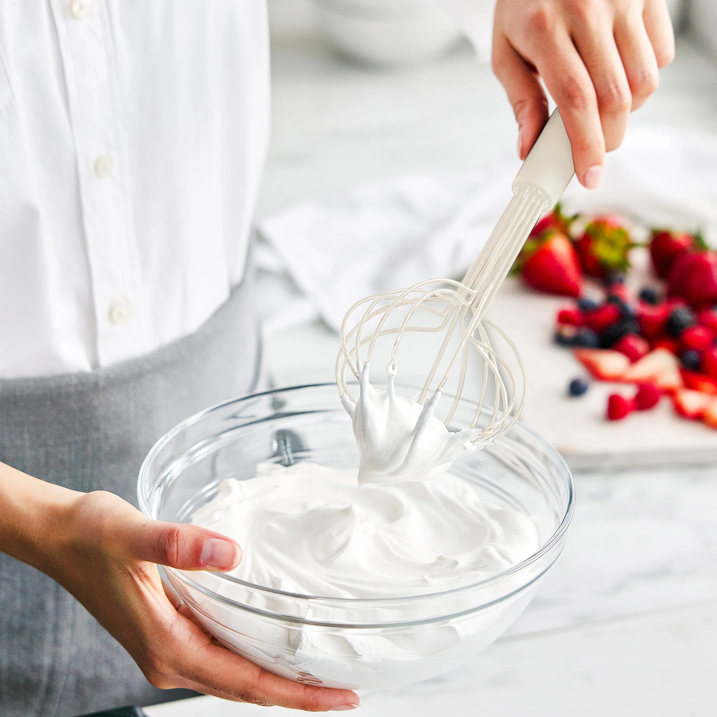 Premiere Silicone 8-Piece Utensil and Crock Set | Bisque