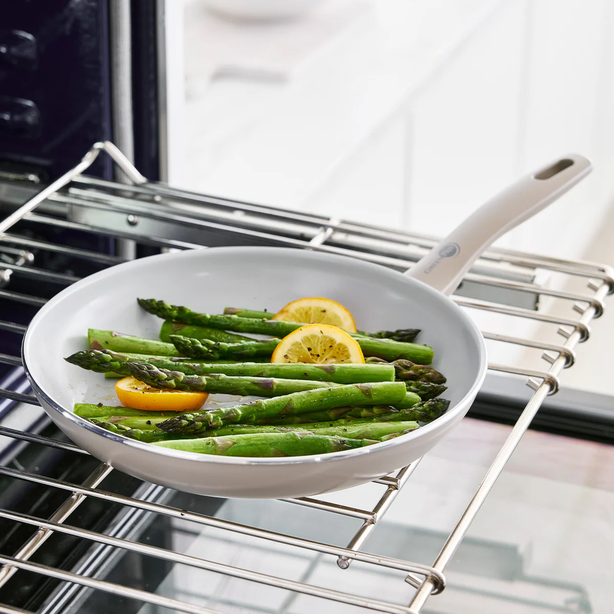 Dover Ceramic Nonstick 8 and 10 Frypan Set | Taupe