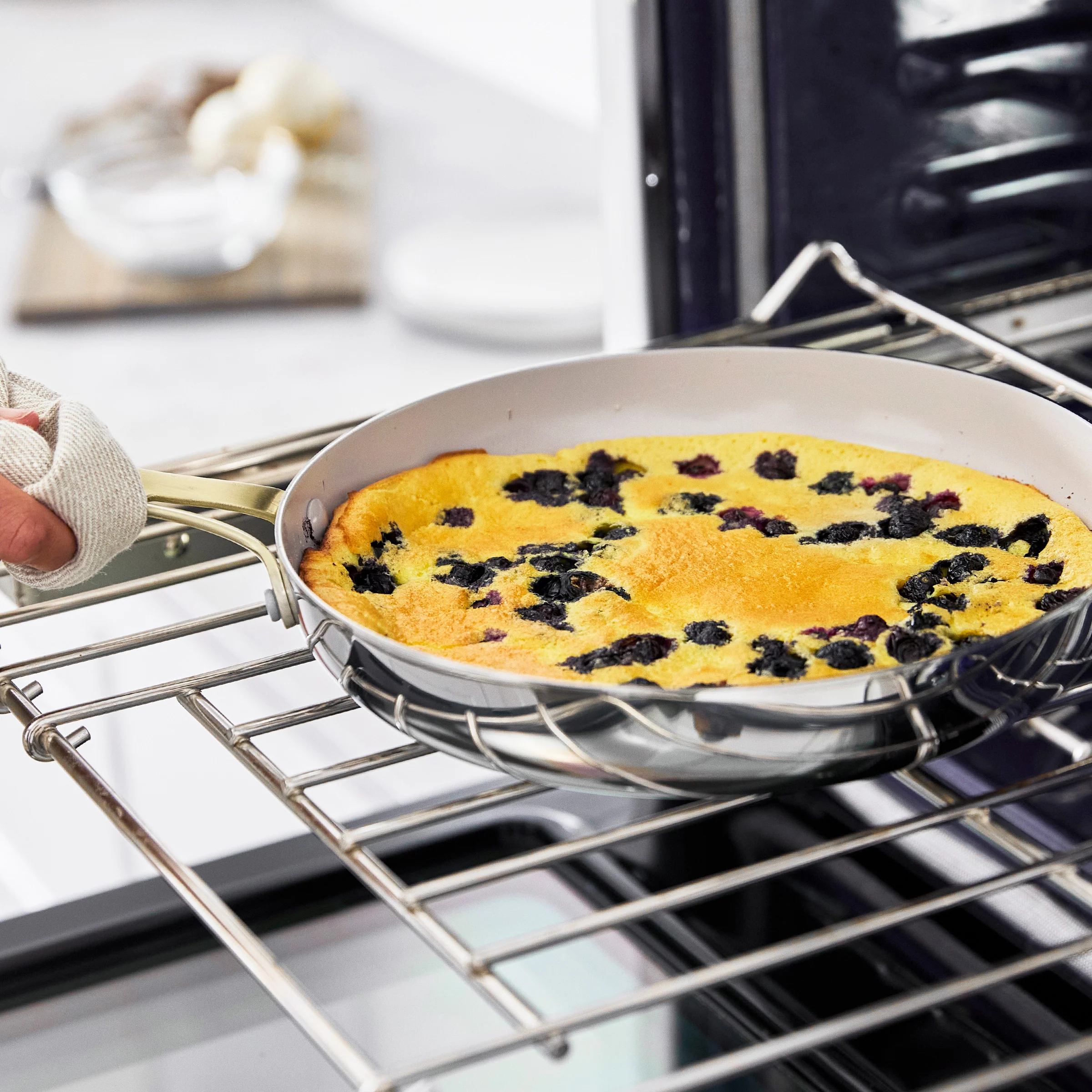 Nova Gallery Stainless Steel 10 and 12 Frypan Set