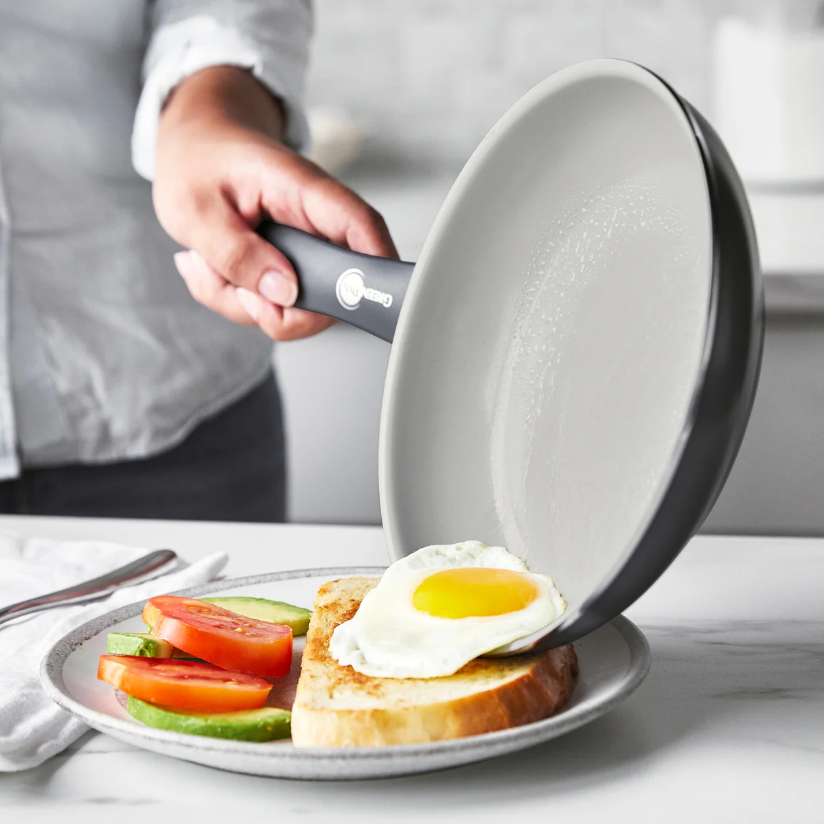 Dover Ceramic Nonstick 8 and 10 Frypan Set | Black