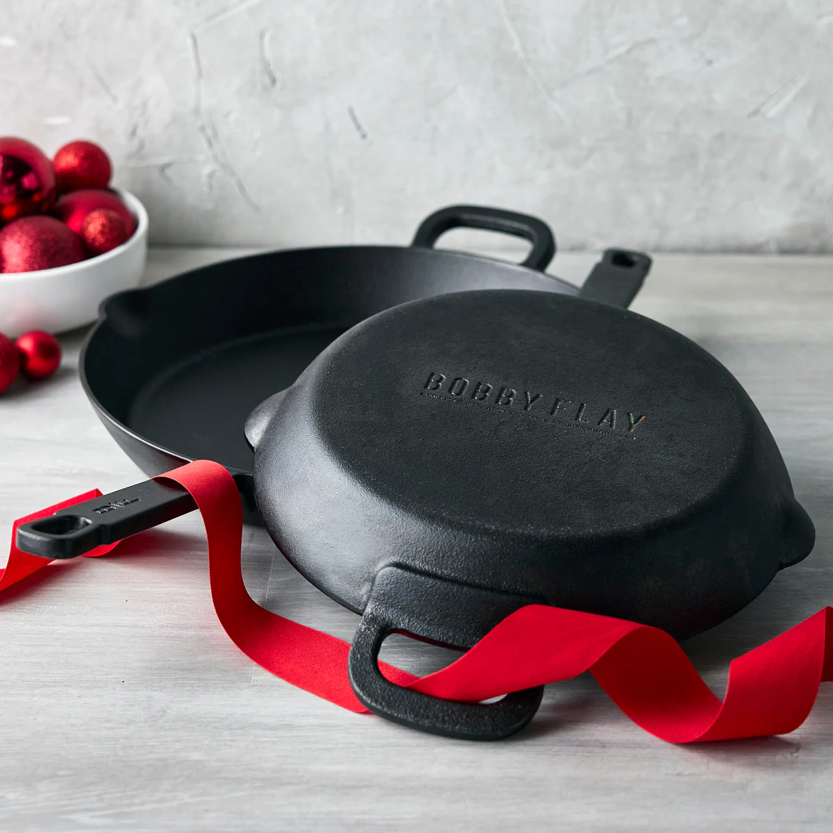 Bobby Flay by GreenPan 10 and 12 Cast Iron Frypan Set