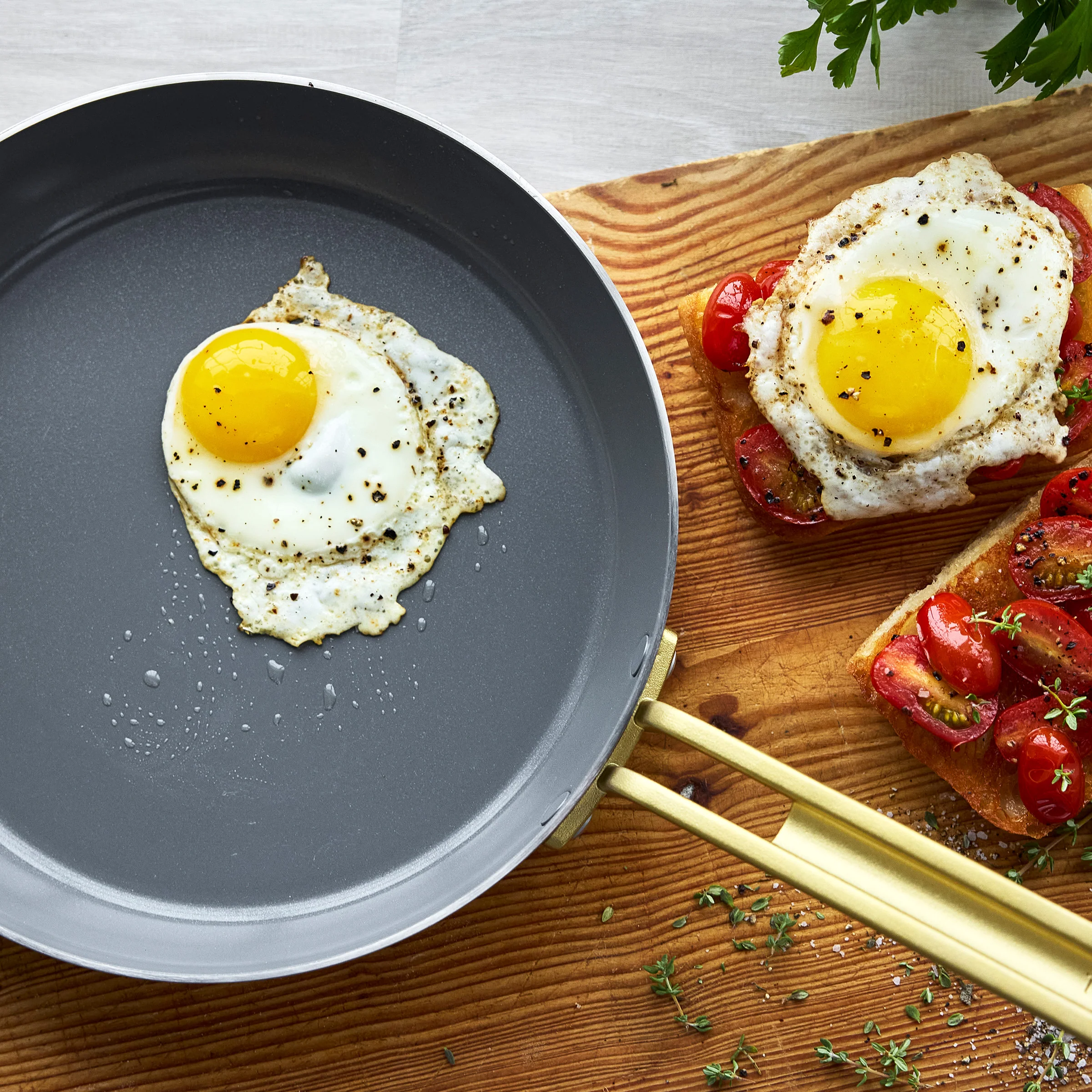 Stanley Tucci™ Stainless Steel Ceramic Nonstick 8, 10 and 12 Frypan Set