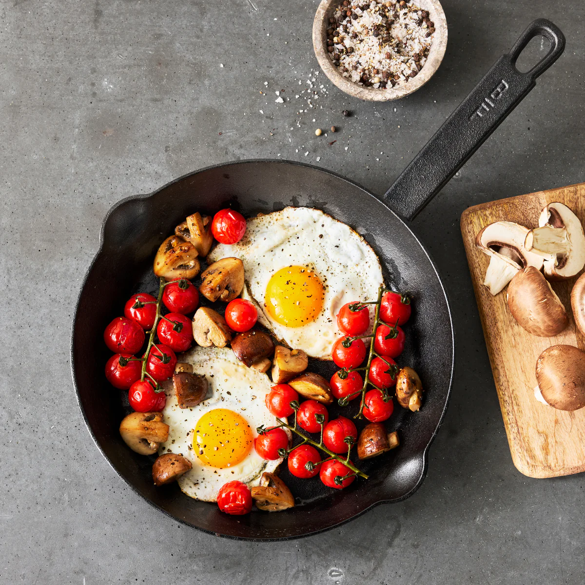 Bobby Flay by GreenPan 10 and 12 Cast Iron Frypan Set