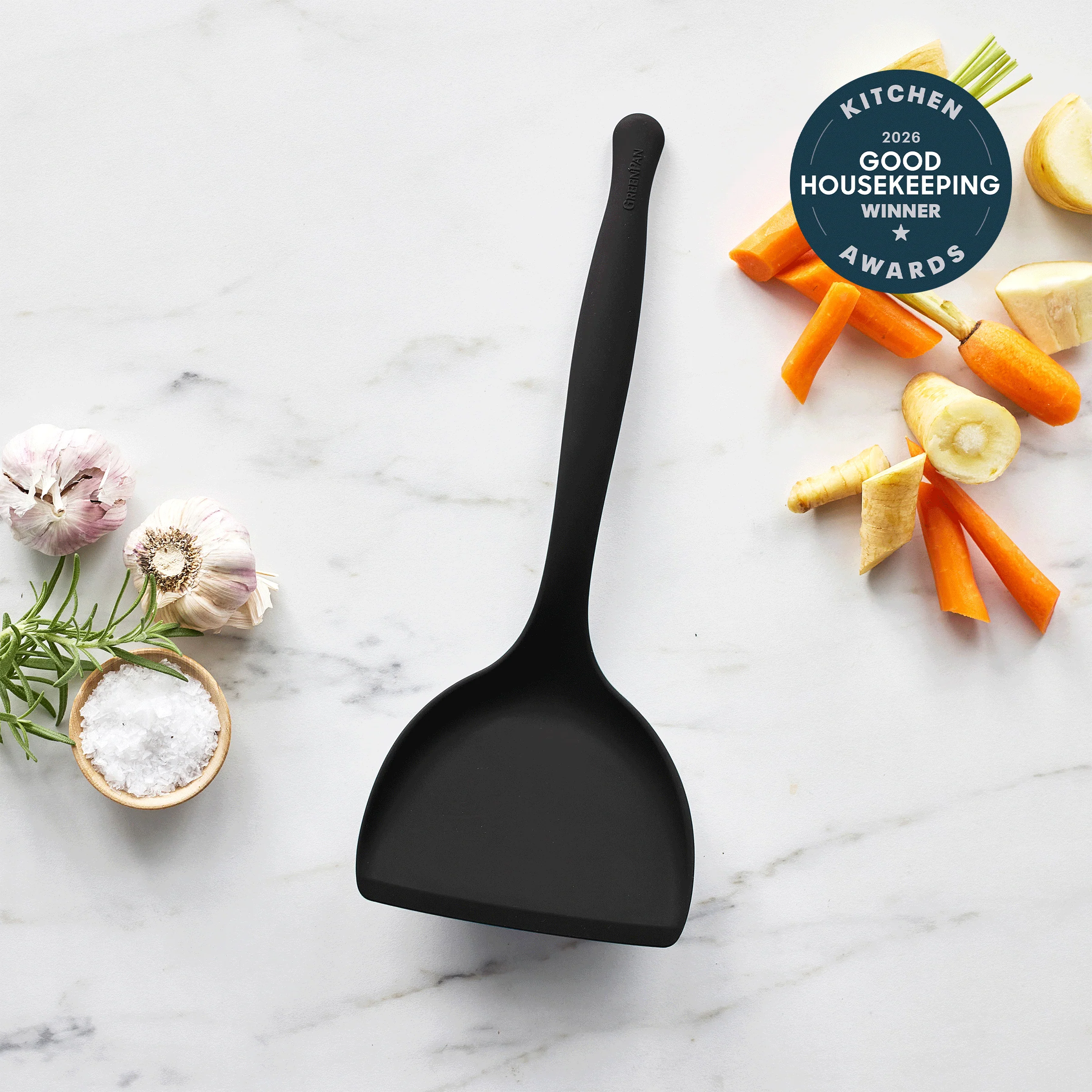 Premiere Silicone Roasting Scoop | Black
