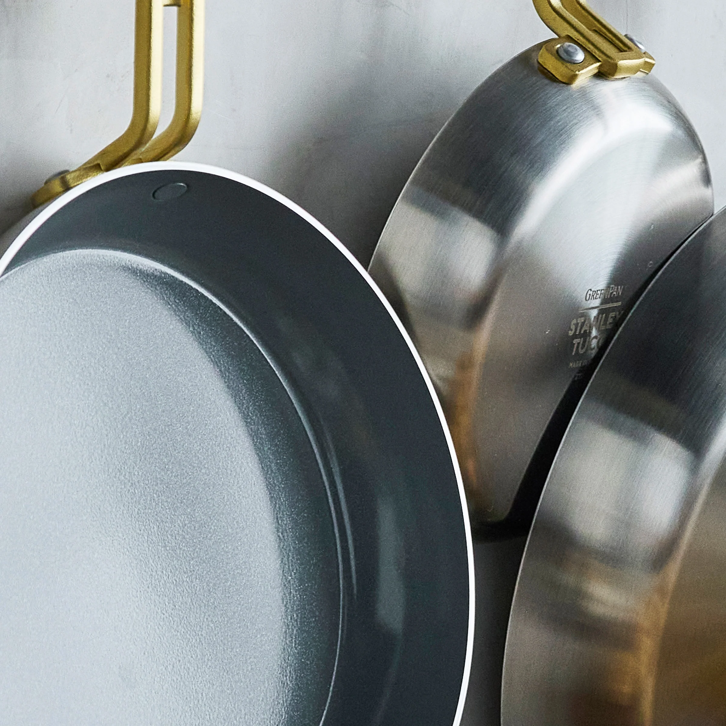 Stanley Tucci™ Stainless Steel Ceramic Nonstick 8, 10 and 12 Frypan Set