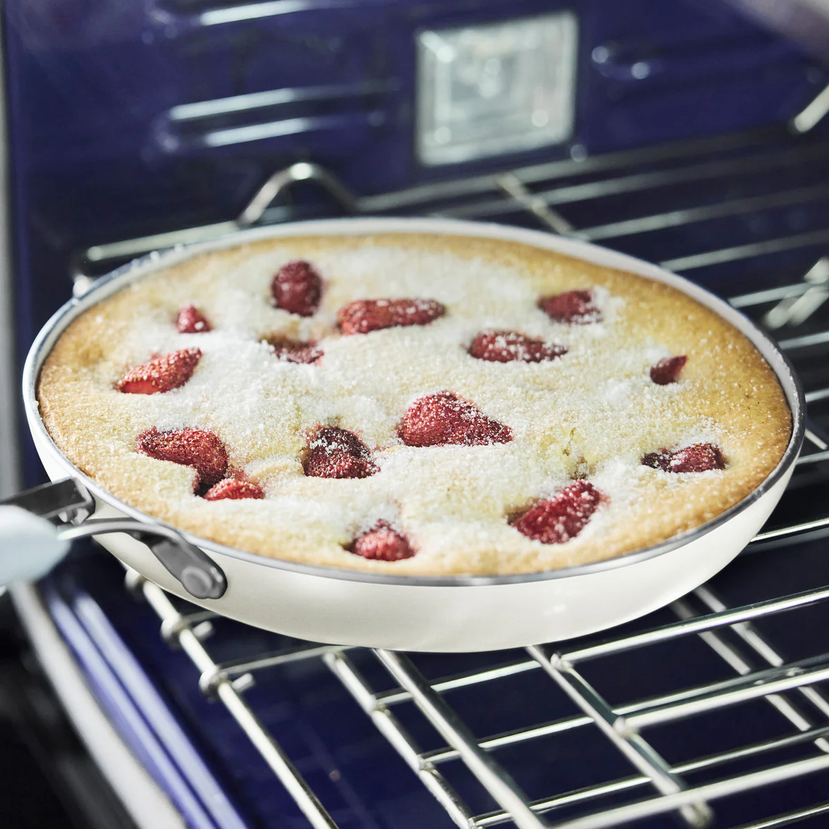 Nova Ceramic Nonstick 8 and 10 Frypan Set | Cream