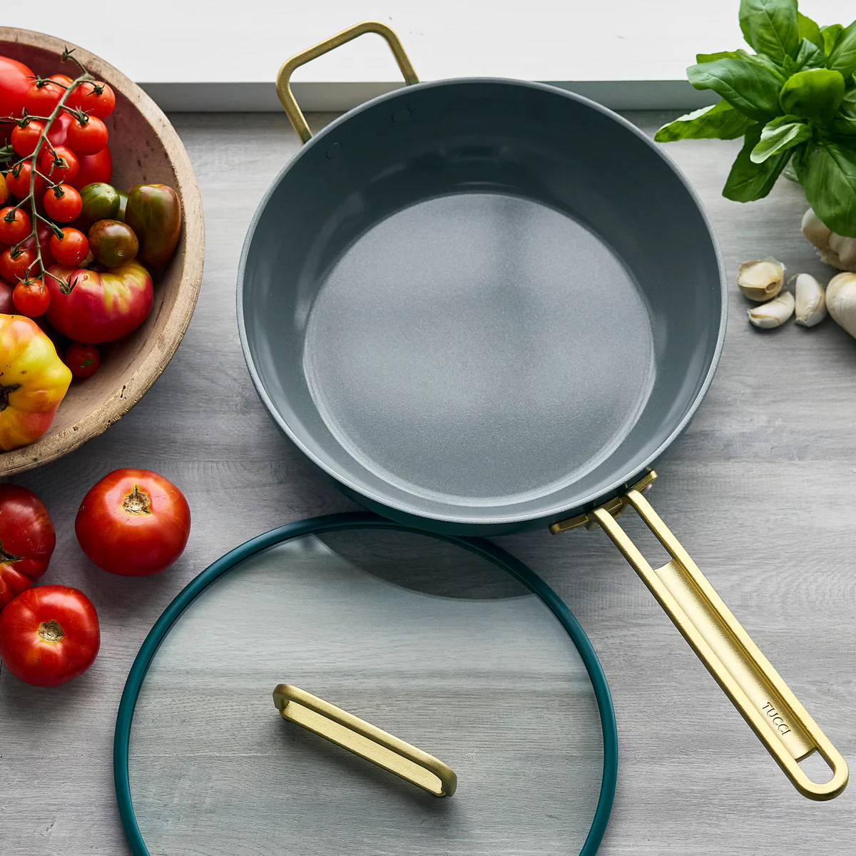 Stanley Tucci™ Ceramic Nonstick 4.5-Quart Stanley Pan Jr. | Venetian Teal