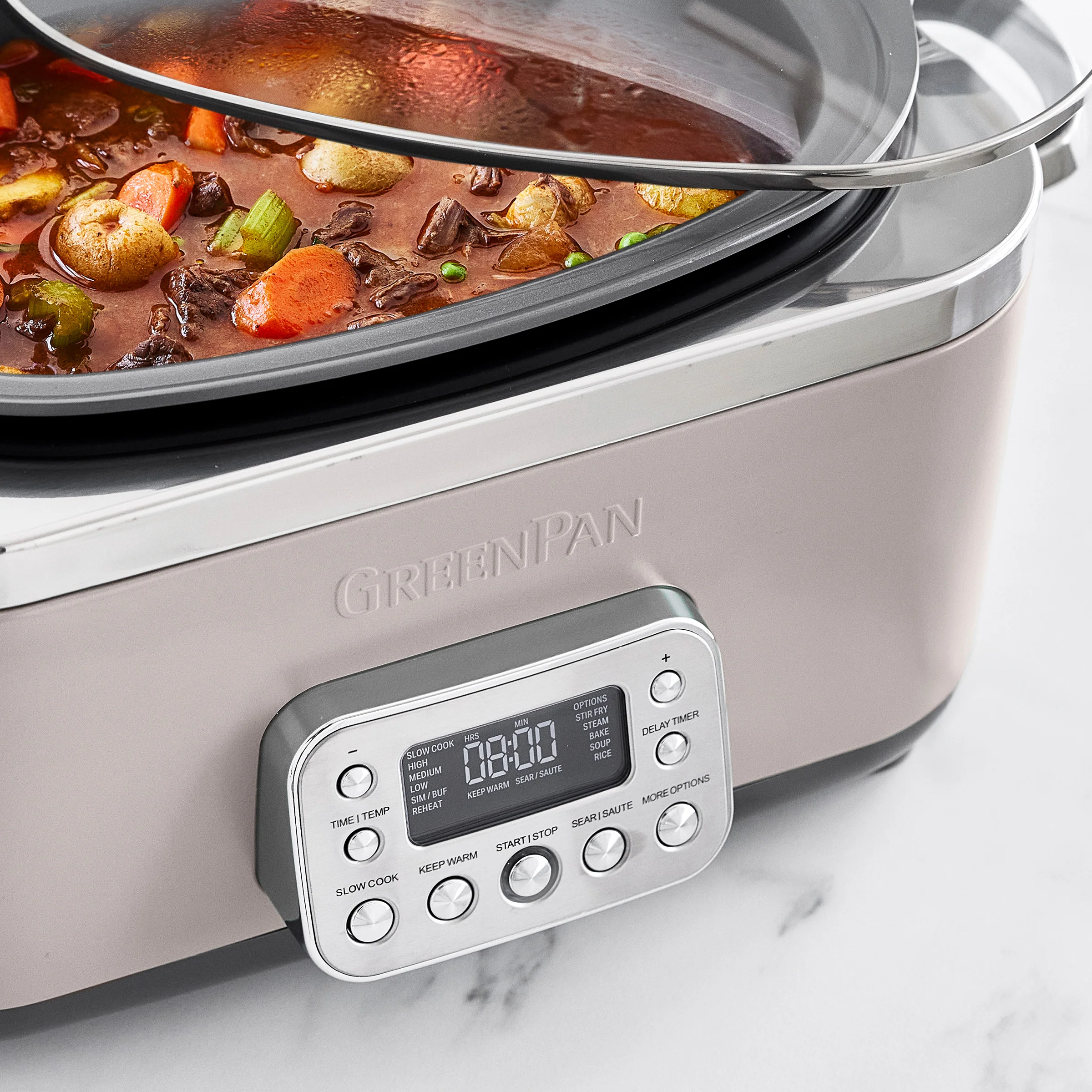 Elite 14-in-1 6-Quart Slow Cooker | Clay