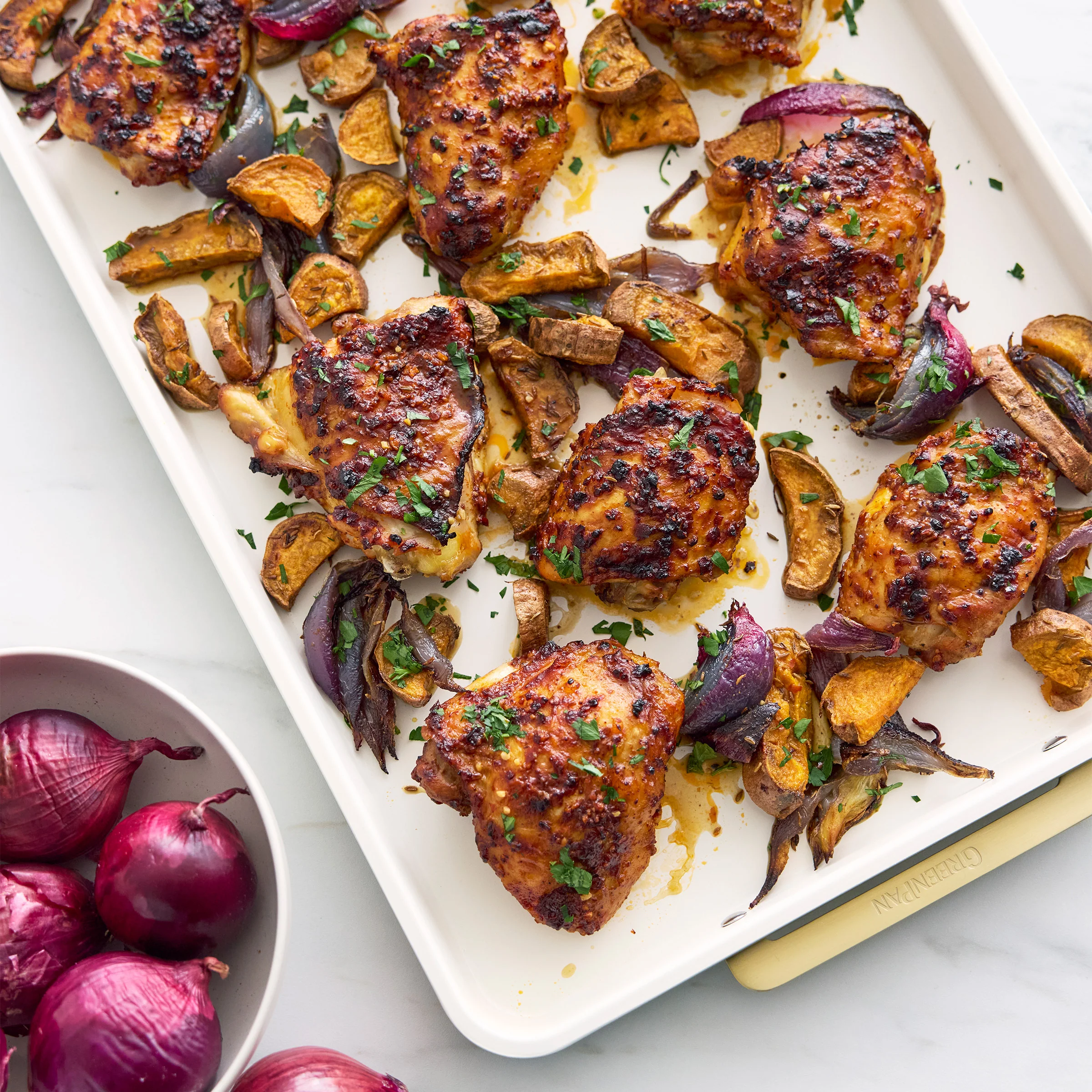 Reserve Bakeware 2-Piece 13 x 18 Half Sheet Pan Set | Sage