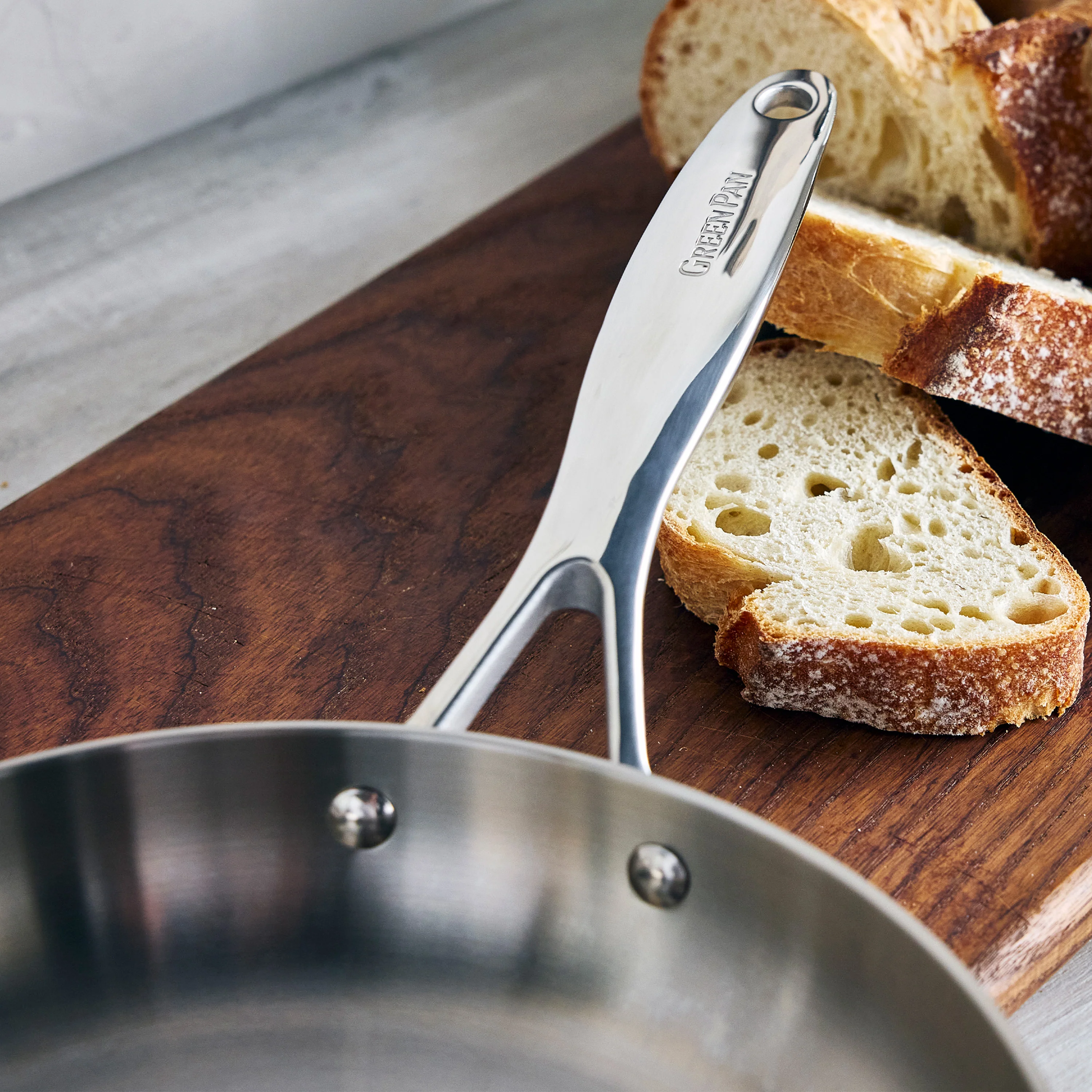 Valencia Pro Stainless Steel Uncoated 12 Frypan