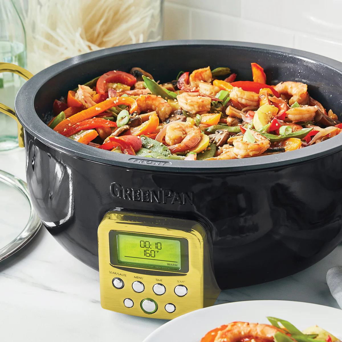 Multifunction Deep Electric Skillet