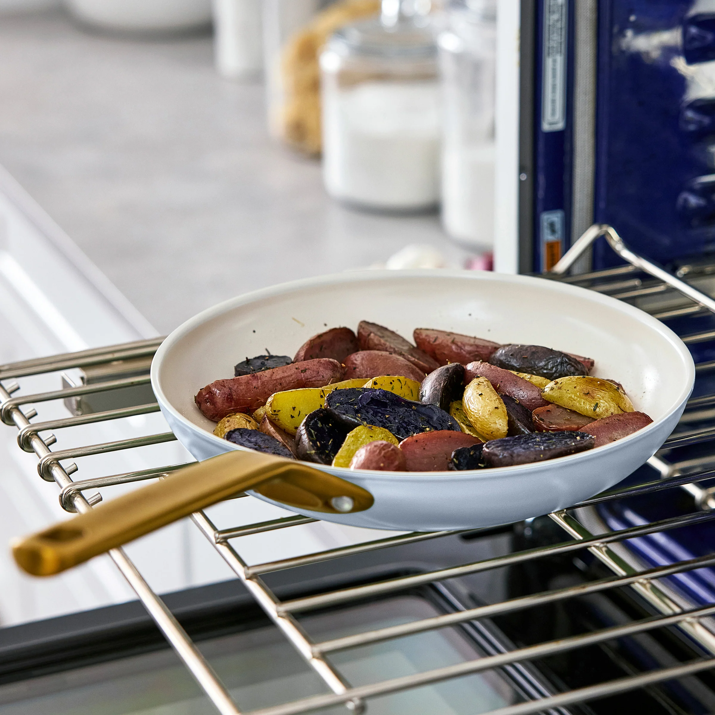 Reserve Pro Ceramic Nonstick 8, 10 and 12 Frypan Set | Glacier