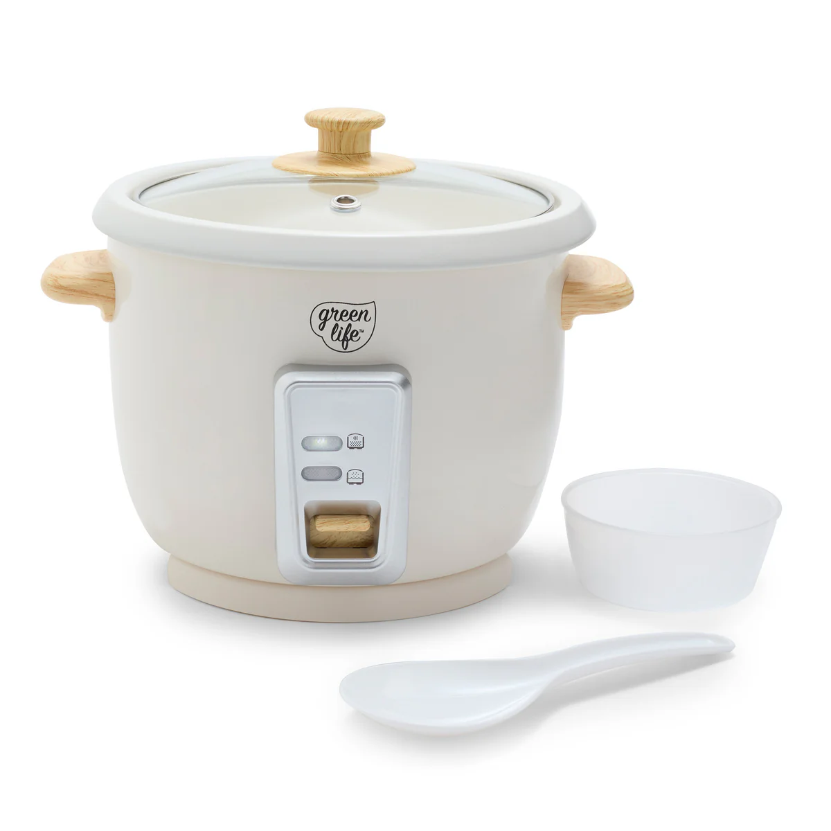 GreenLife 6-Cup Rice Cooker | Cream