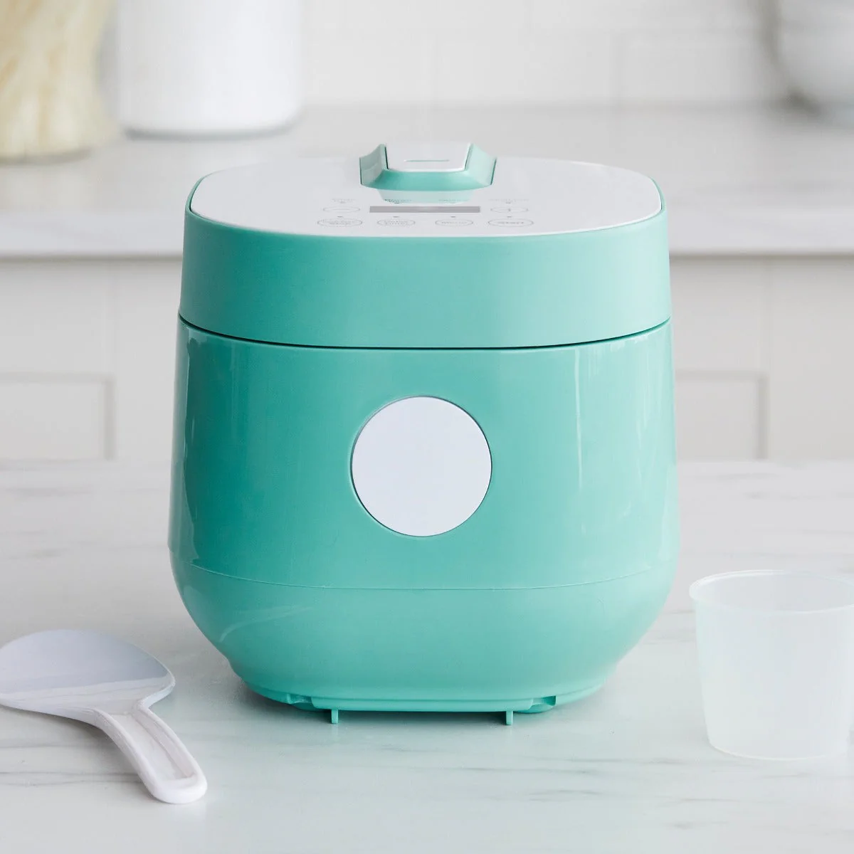 GreenLife 4-Cup Rice & Grains Cooker | Turquoise