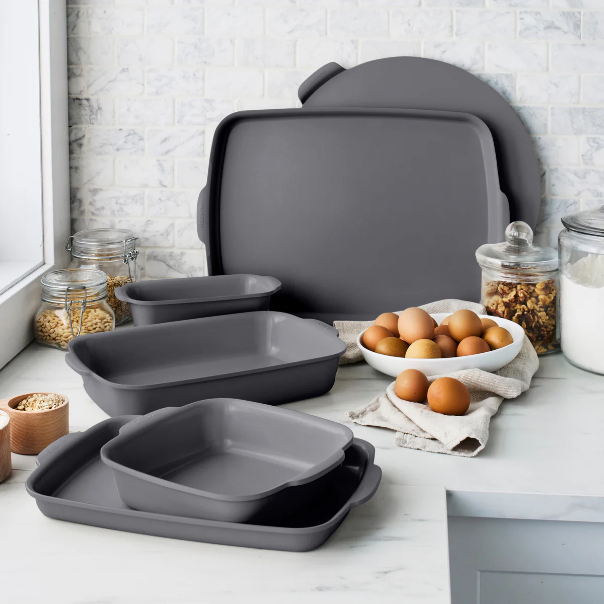 Premiere Ovenware Ceramic Nonstick 6-Piece Set