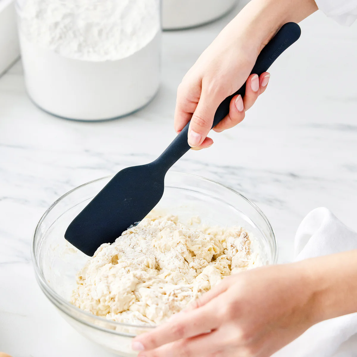 Premiere Silicone 8-Piece Utensil and Crock Set | Oxford Blue