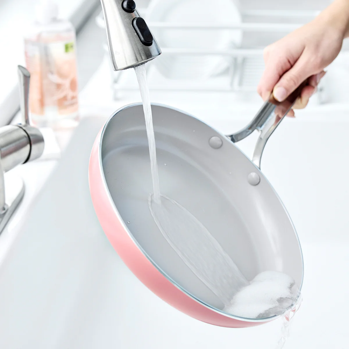 Nova Ceramic Nonstick 3-Piece Cookware Set | Coral