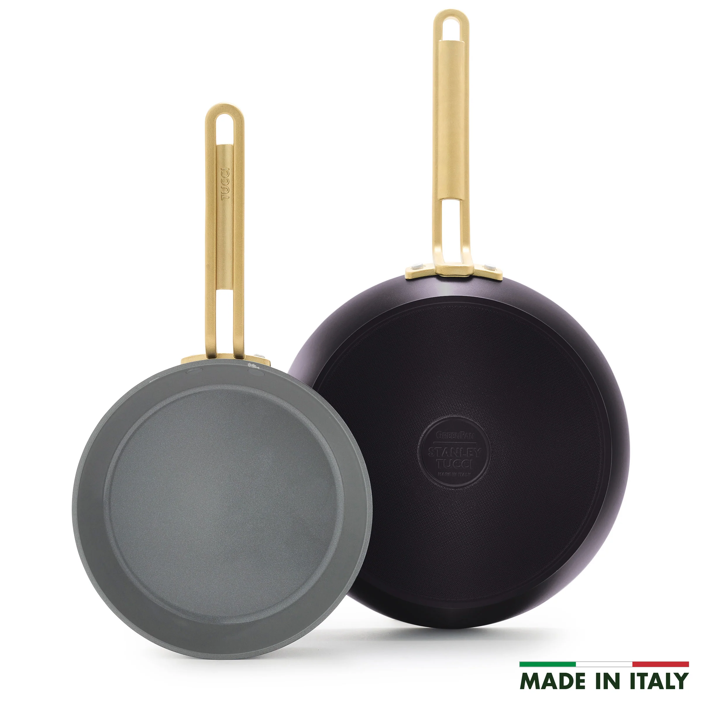 Stanley Tucci™ Ceramic Nonstick 8 and 10 Frypan Set | Calabrian Fig