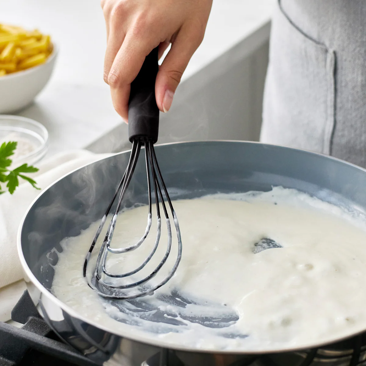 Premiere Silicone Flat Whisk | Black