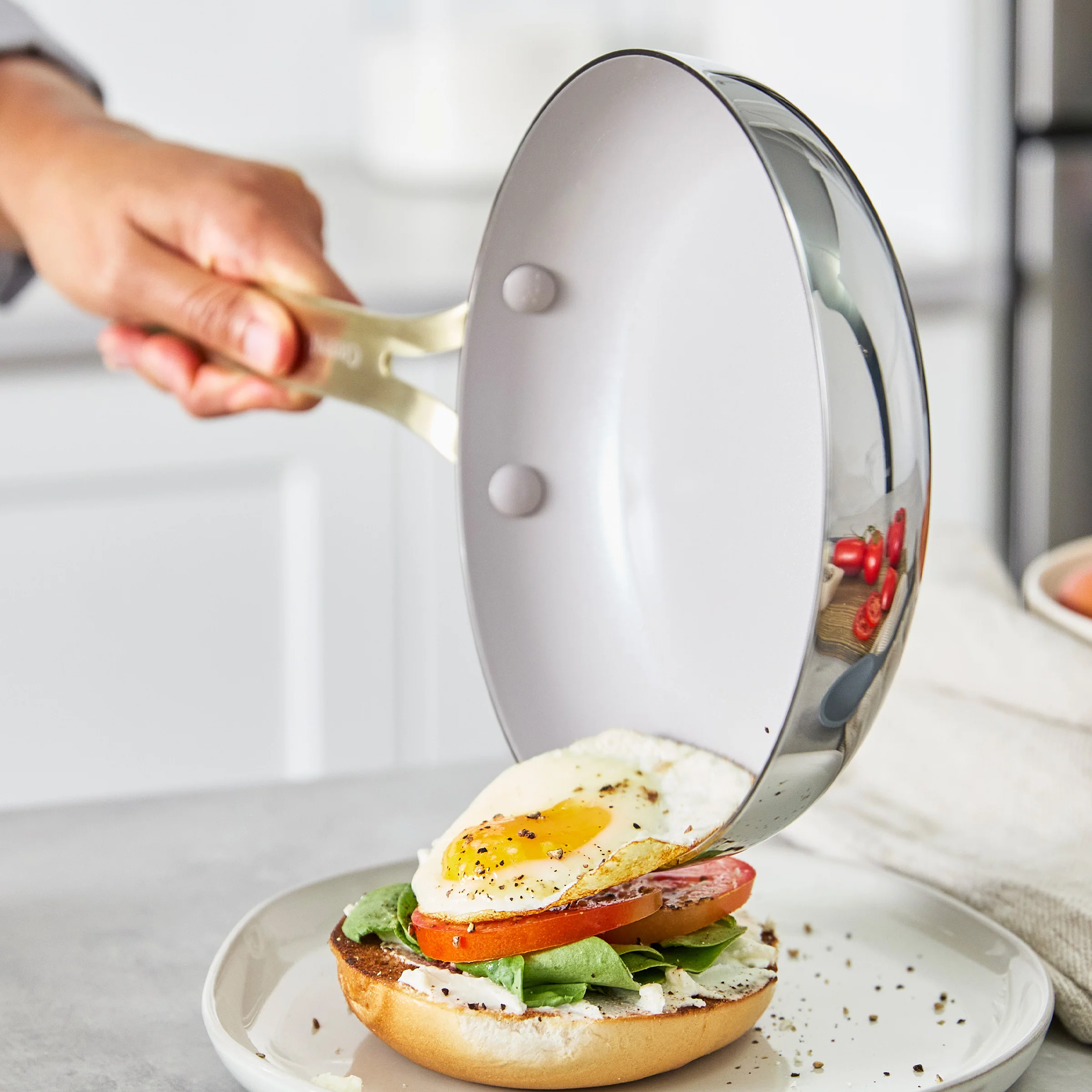 Nova Gallery Stainless Steel 10 and 12 Frypan Set