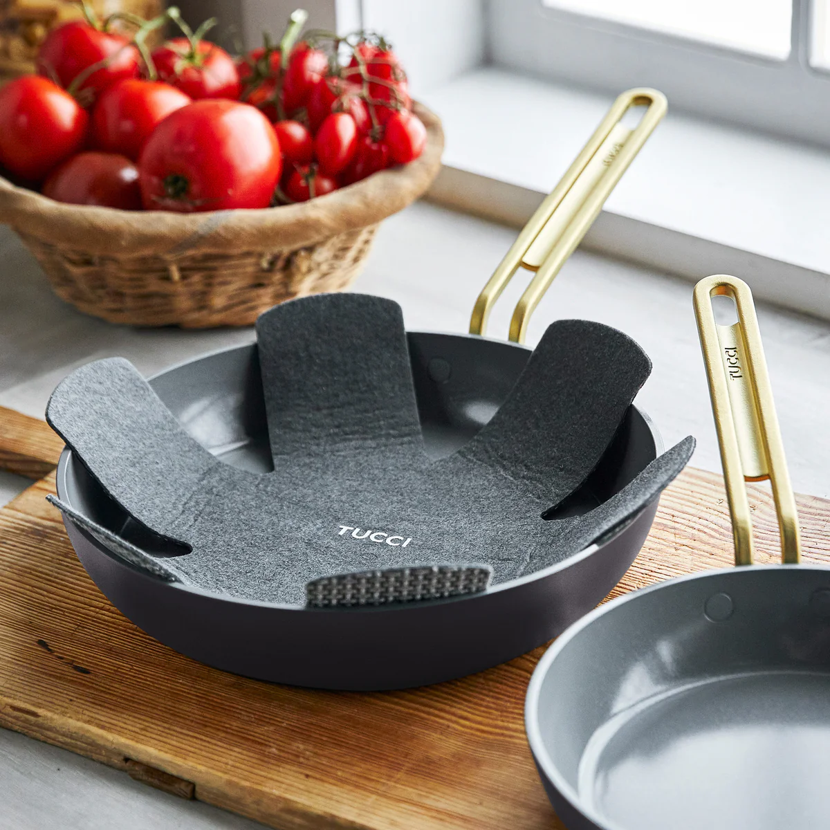 Stanley Tucci™ Ceramic Nonstick 8 and 10 Frypan Set | Calabrian Fig