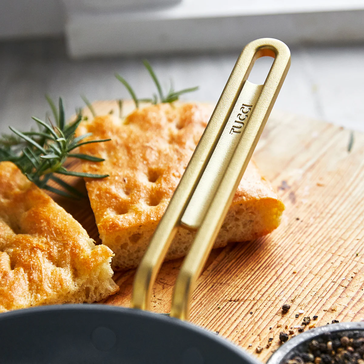 Stanley Tucci™ Ceramic Nonstick 8 and 10 Frypan Set | Carrara White