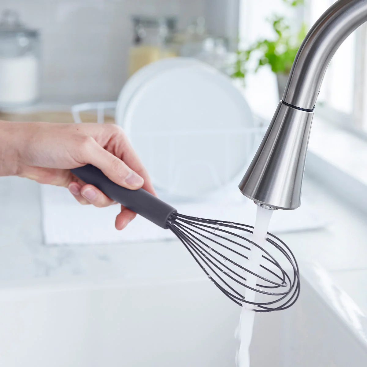 Platinum Silicone Whisk | Gray