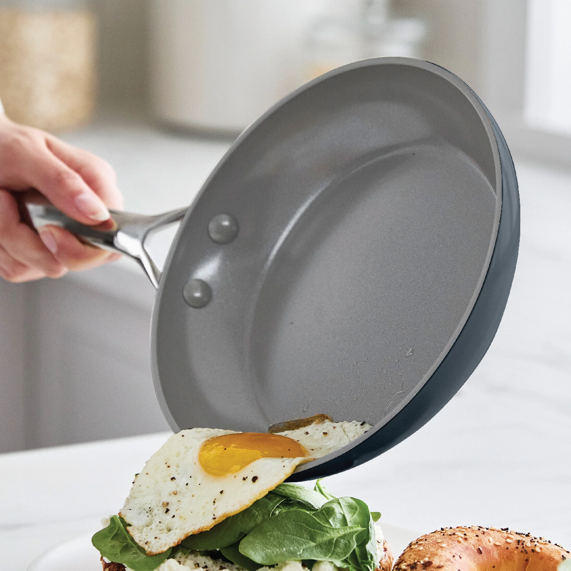 Eras Ceramic Nonstick 11-Piece Cookware Set | Slate