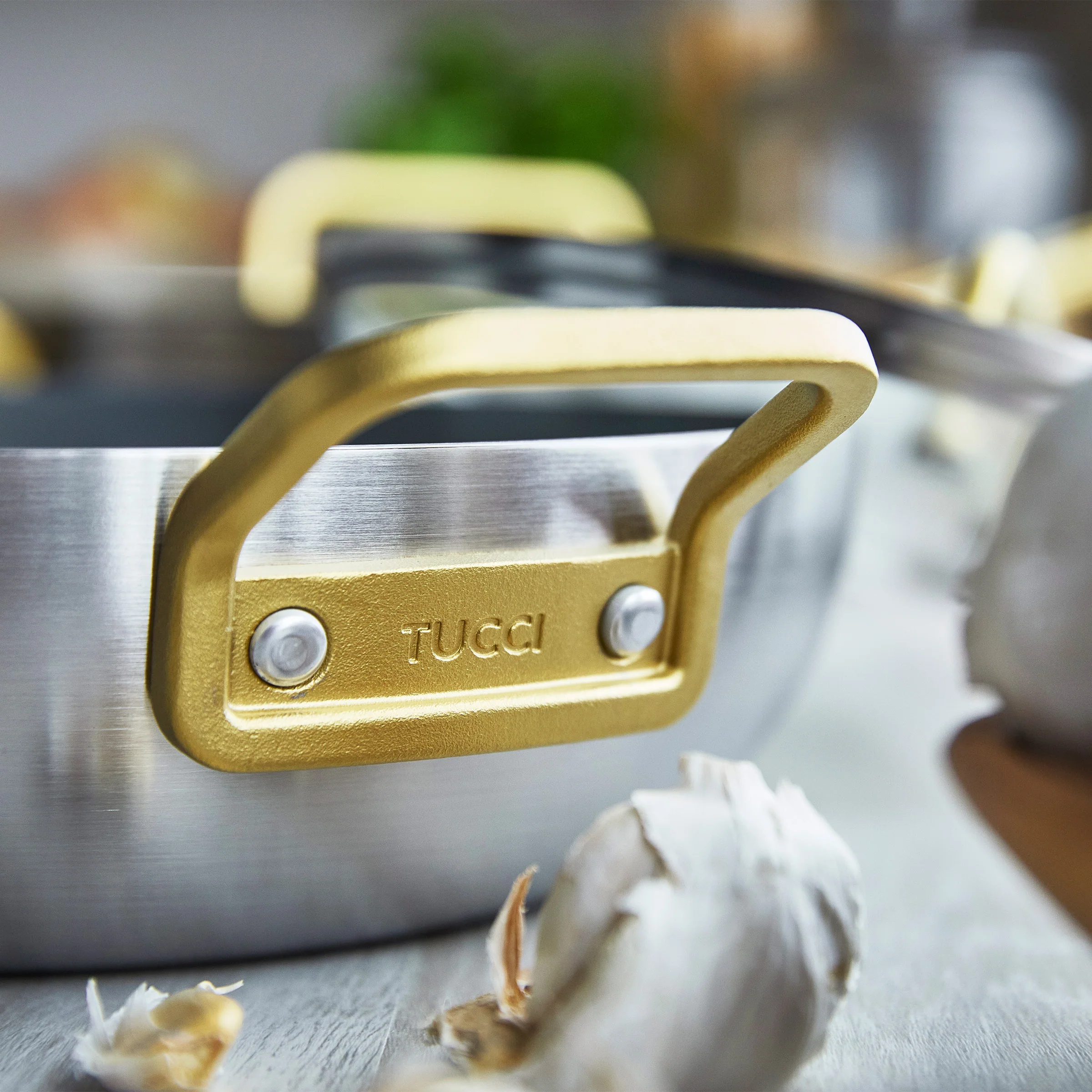 Stanley Tucci™ Stainless Steel Ceramic Nonstick 4.5-Quart Stanley Pan Jr. with Lid