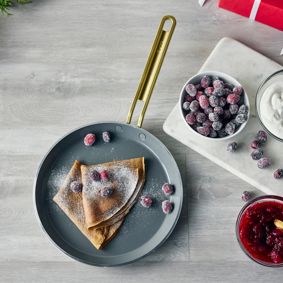 Stanley Tucci™ Ceramic Nonstick 10 Crepe and Omelette Pan | Venetian Teal