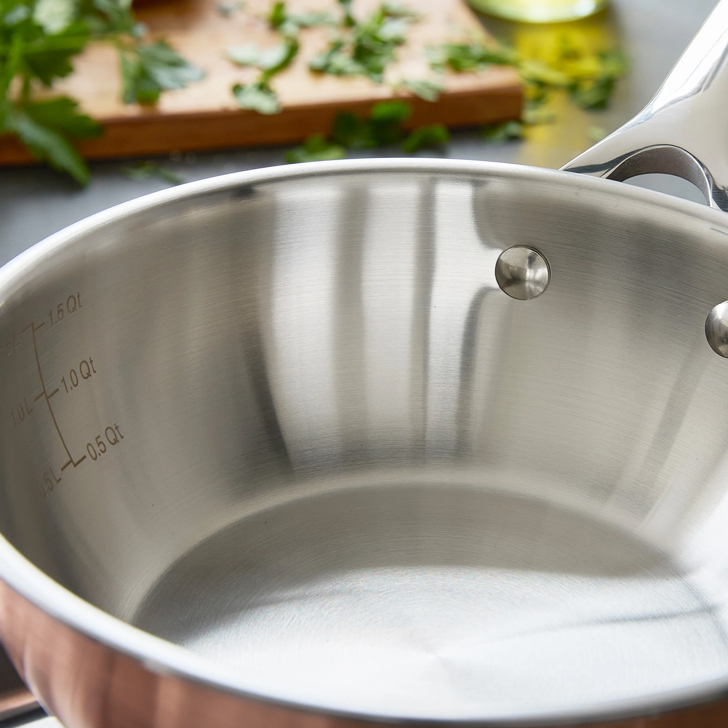 Bobby Flay by GreenPan Copper Clad 2-Quart Chef’s Pan with Lid