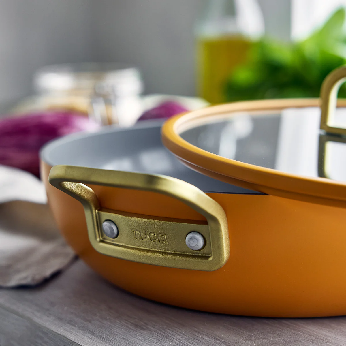 Stanley Tucci™ Ceramic Nonstick 4.5-Quart Stanley Pan Jr. | Roma Gold