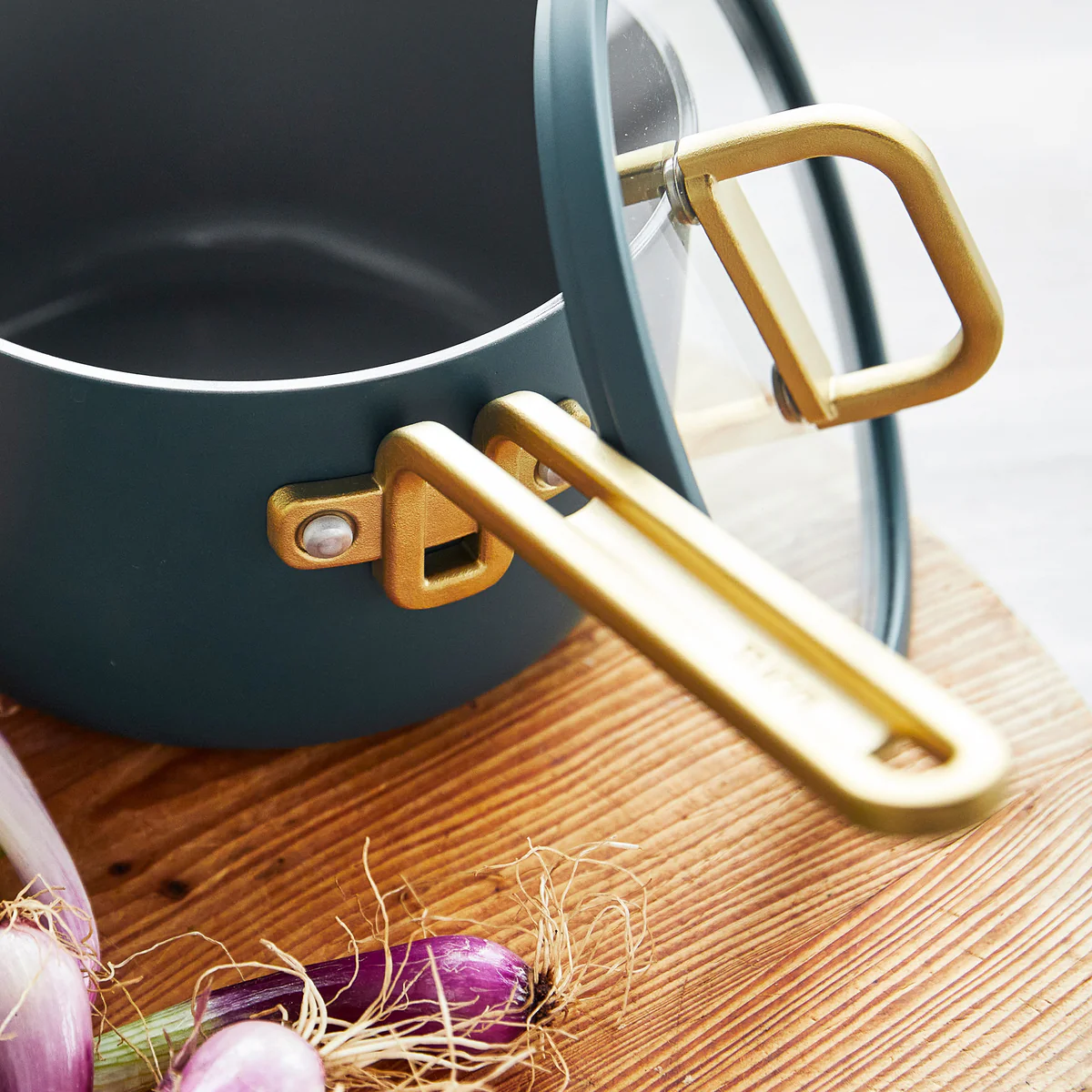 Stanley Tucci™ Ceramic Nonstick 4-Piece Saucepan Set | Venetian Teal